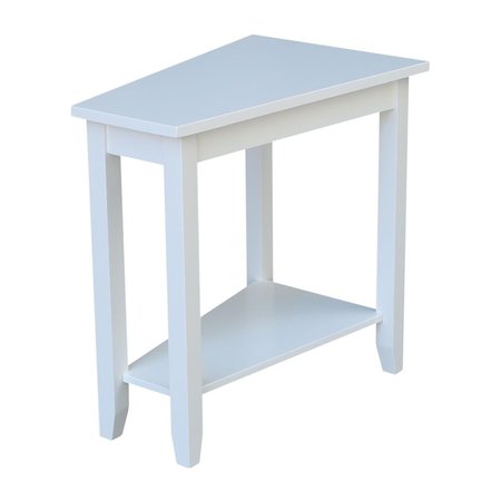 INTERNATIONAL CONCEPTS Keystone Accent Table, White IN304093